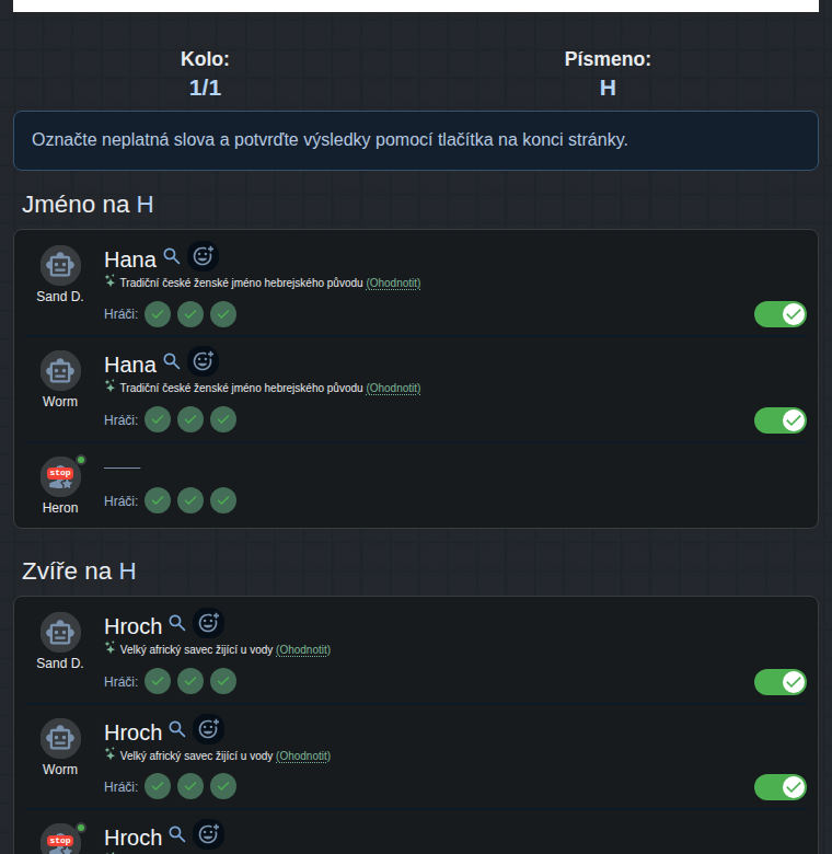 Evaluation with descriptions by AI